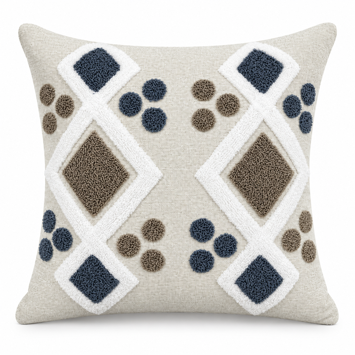 Nordic Geo Cushion — geometric Nordic-pattern cushion | Belmont & Kensing