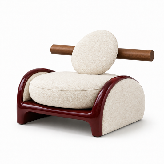 Capri Dowel-Back Lounge Chair