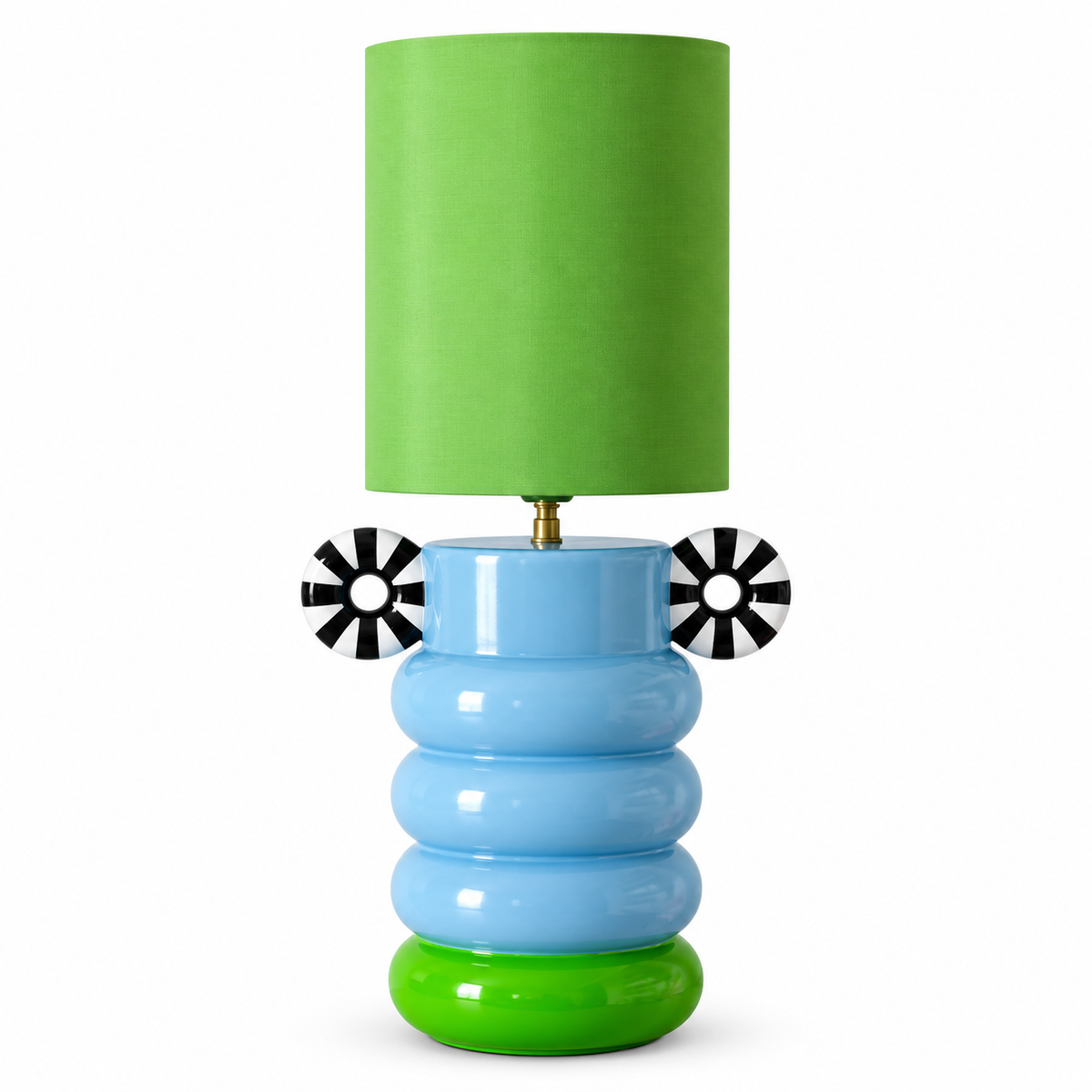 Fiore Ceramic Table Lamp — ceramic table lamp in sage | Belmont & Kensing