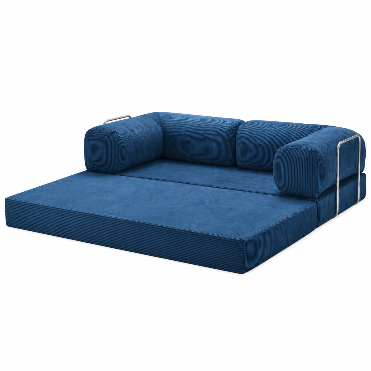 Fold Convertible Sofa Bed — sofa bed in denim | Belmont & Kensing