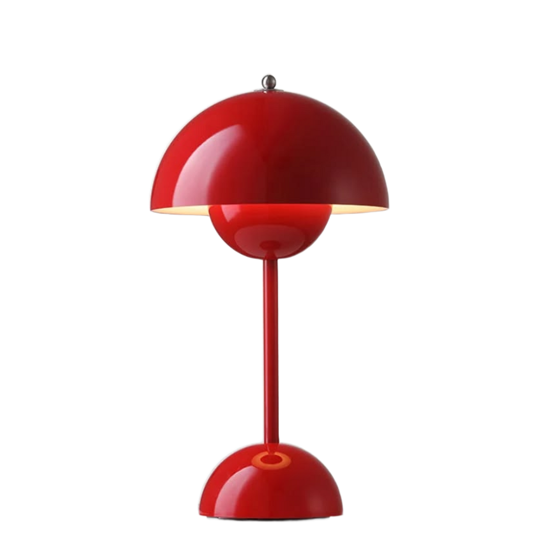 Poppy Table Lamp — table lamp in scarlet | Belmont & Kensing