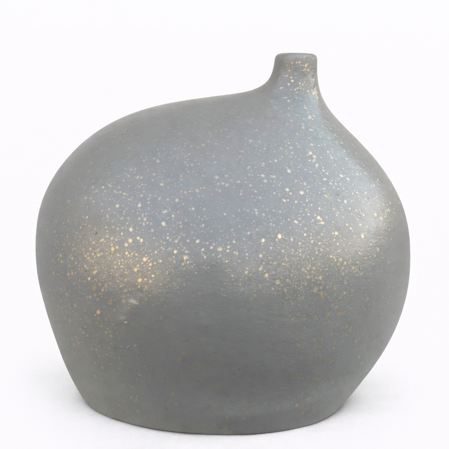 Matte Silver Bud Vase — Belmont & Kensing