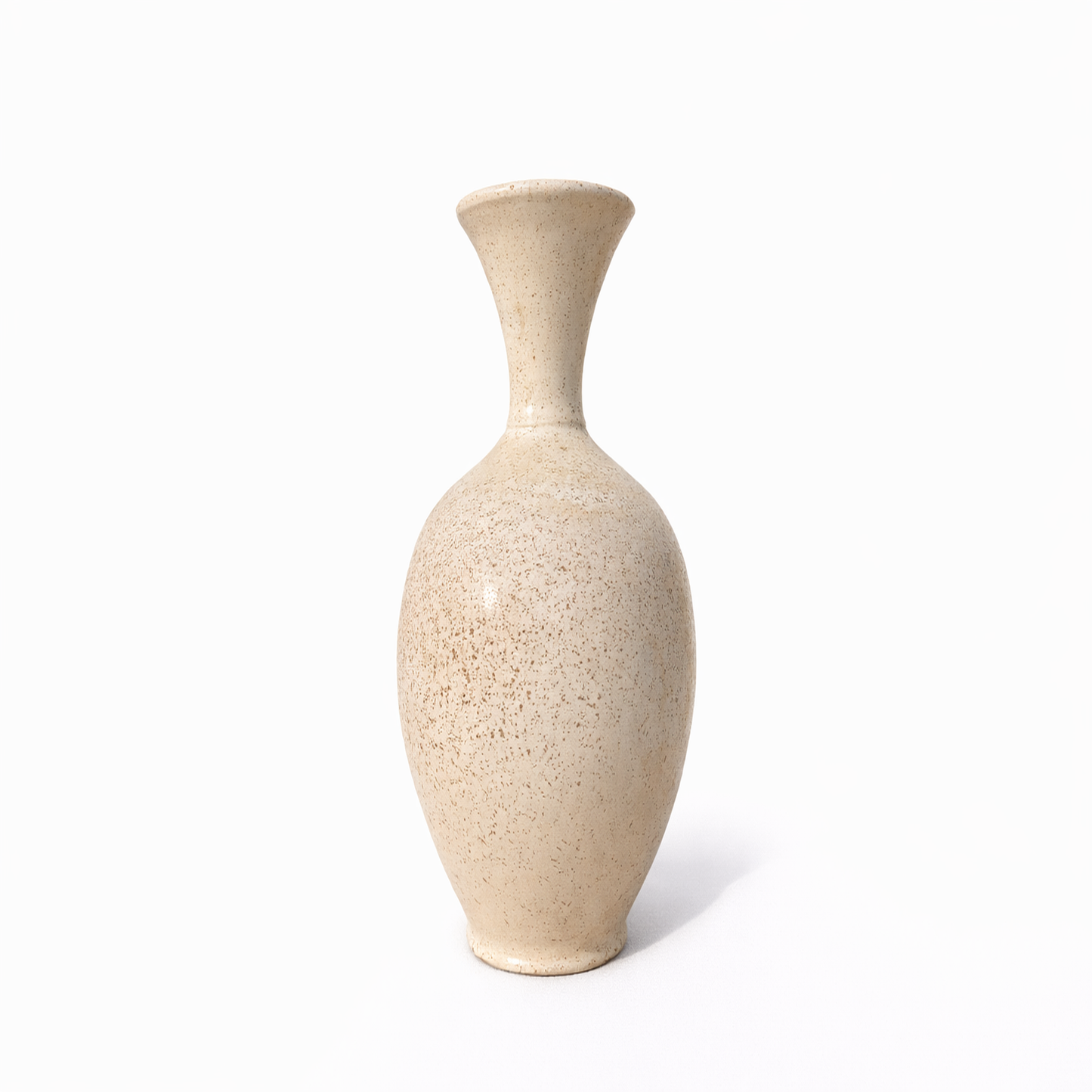 Cream Slim Bottle Vase — Belmont & Kensing