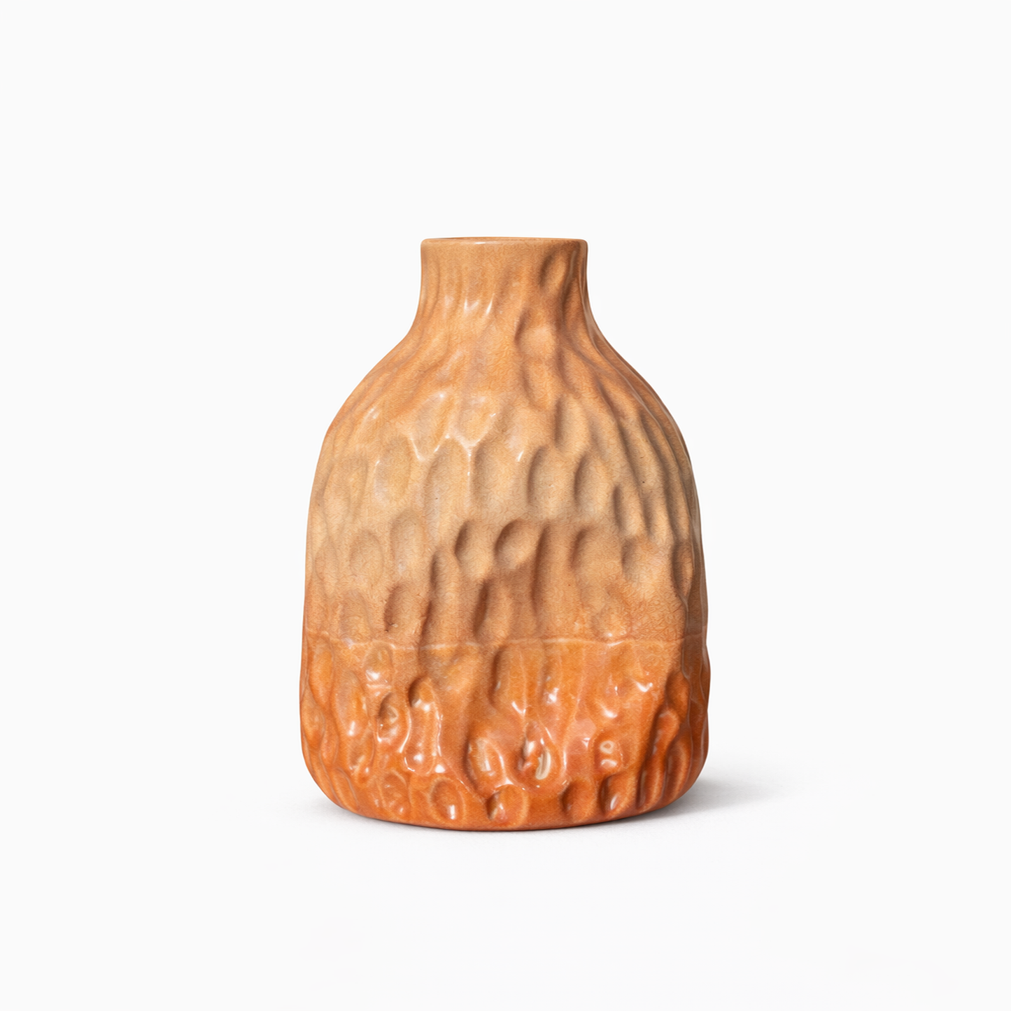 Amber Faceted Vase — Belmont & Kensing
