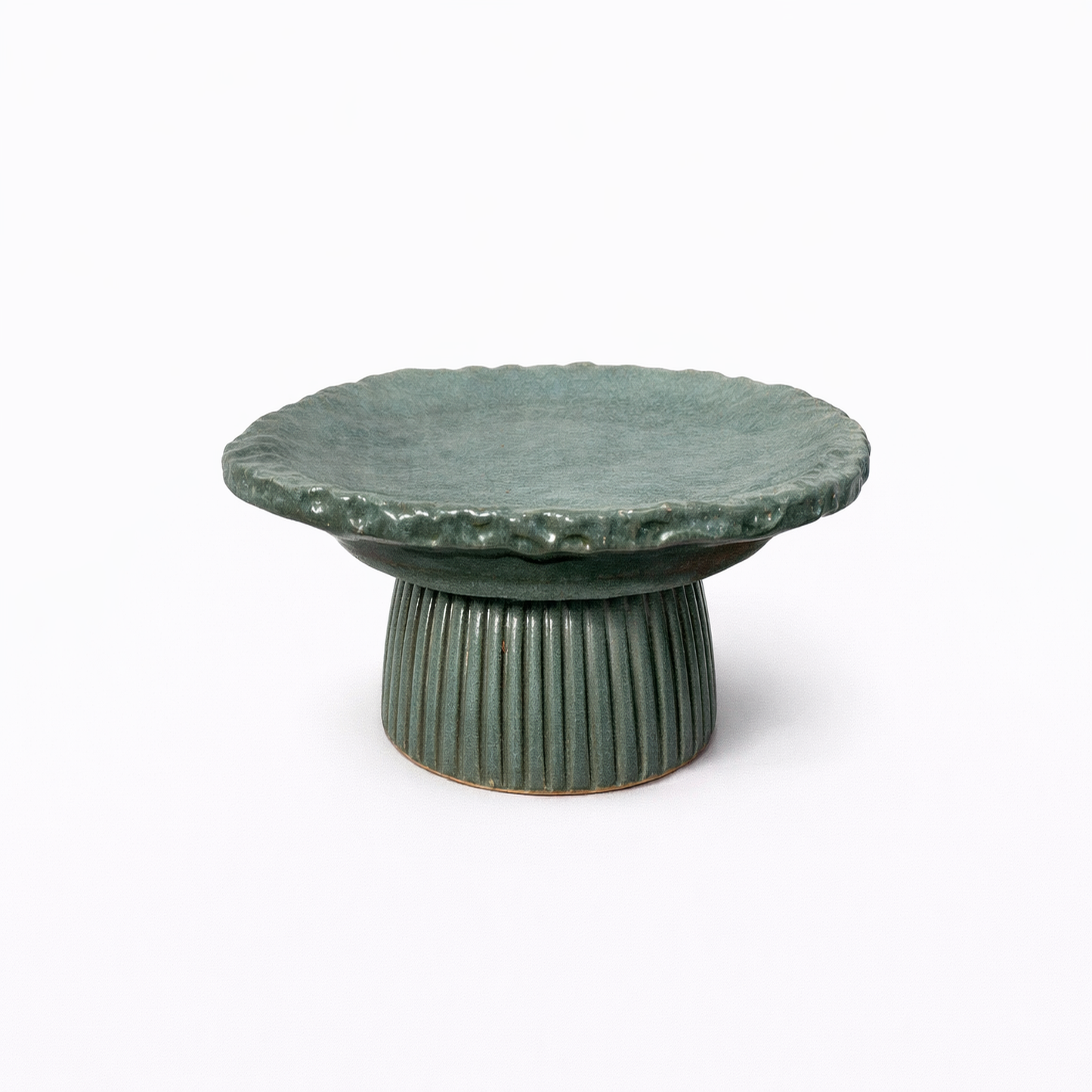 Sage Pedestal Compote Bowl — Belmont & Kensing