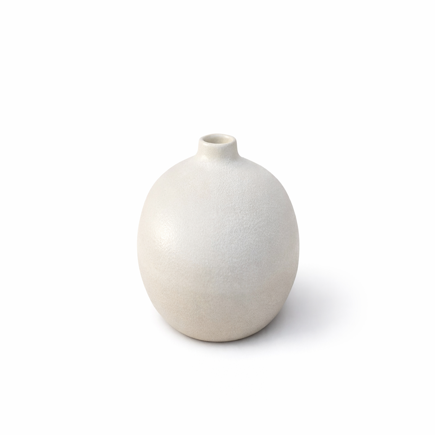 White Egg Bud Vase — Belmont & Kensing