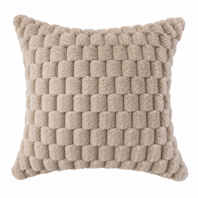 Sandstone Weave Cushion — woven-texture cushion in sandstone | Belmont & Kensing
