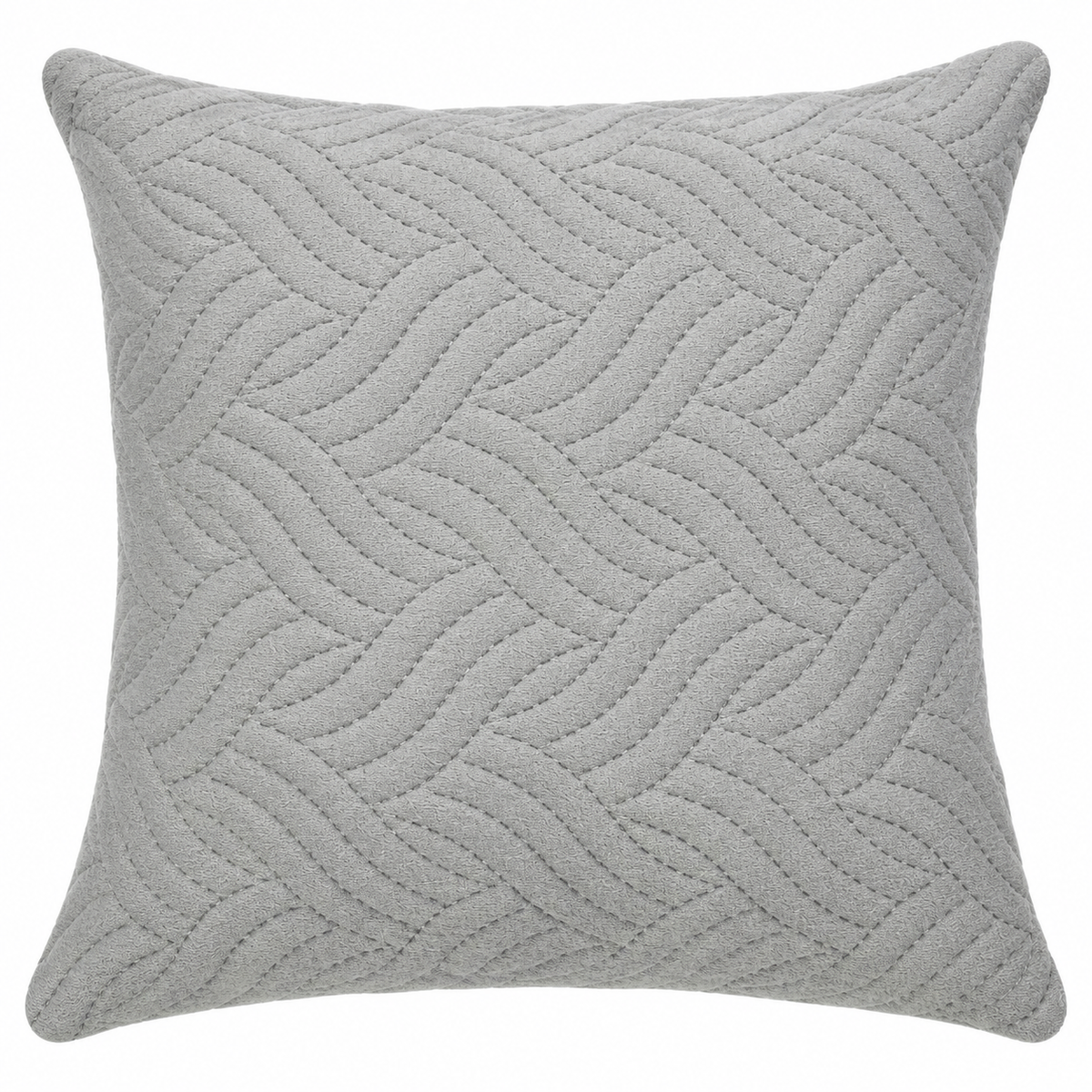 Grey Wave Cushion — wave-textured cushion in grey | Belmont & Kensing
