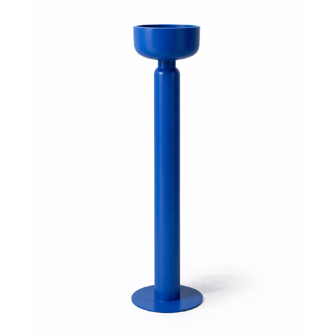 Pedestal Floor Lamp – Cobalt Blue