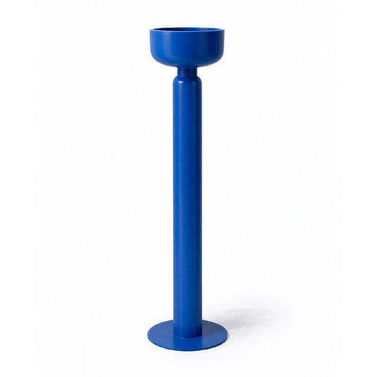 Pedestal Floor Lamp – Cobalt Blue