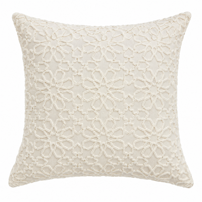 Ivory Lace Cushion — lace-detailed cushion in ivory | Belmont & Kensing
