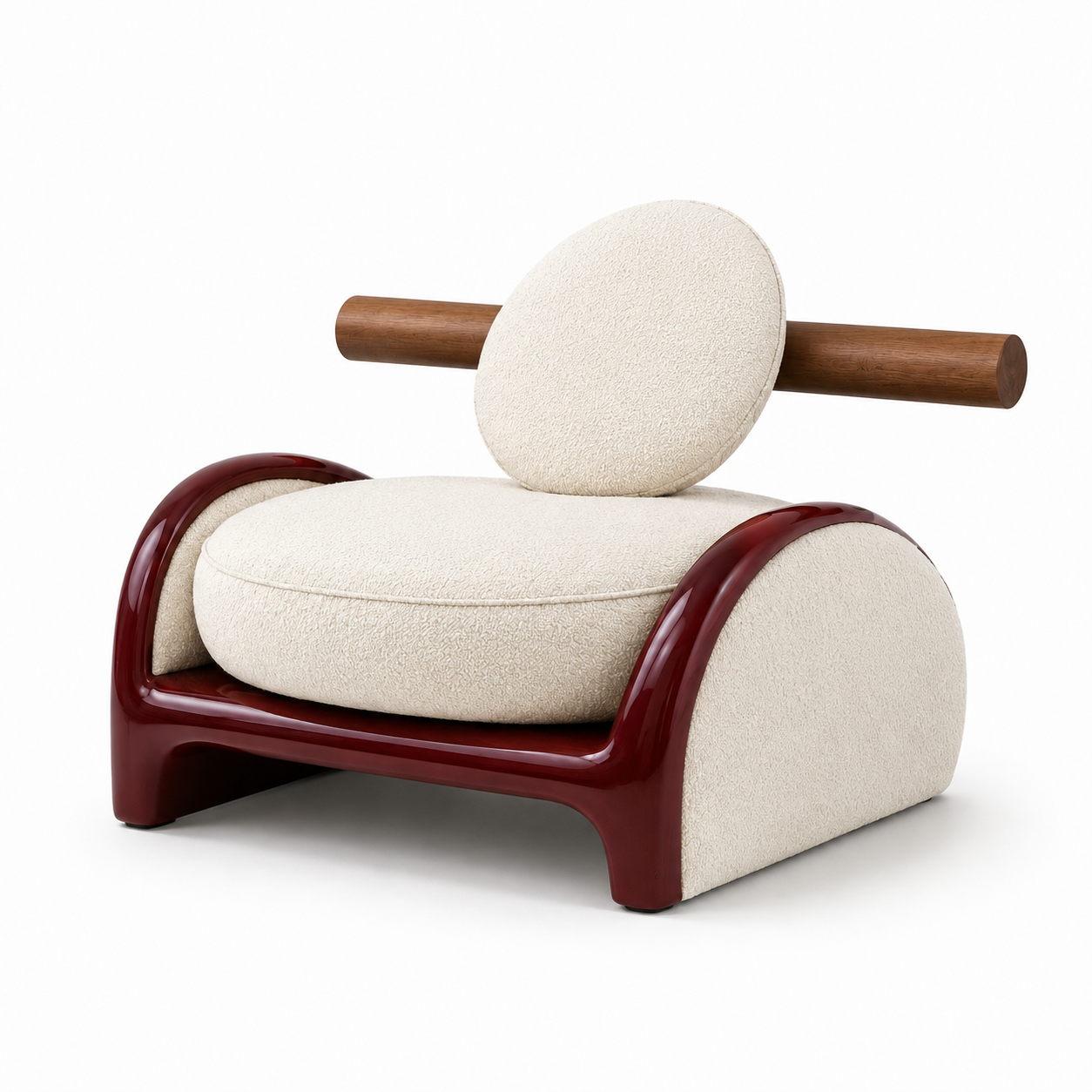 Capri Dowel-Back Lounge Chair