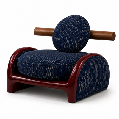 Capri Dowel-Back Lounge Chair