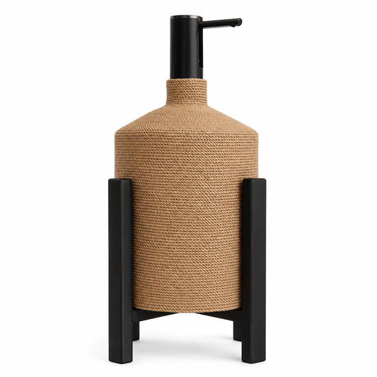 Noma Woven Bottle Cover & Stand