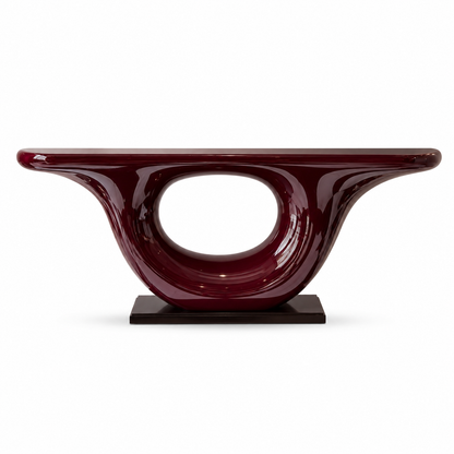 Bordeaux Trumpet Console Table — console table | Belmont & Kensing