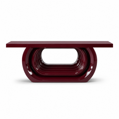 Bordeaux Ringed Console Table