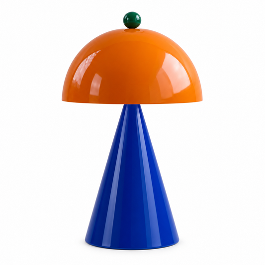 Fungo Table Lamp — table lamp in amber and cobalt | Belmont & Kensing