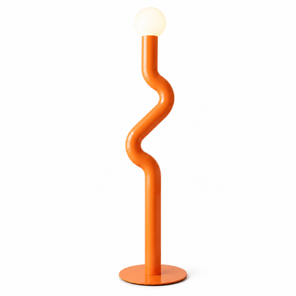Squiggle Floor Lamp — floor lamp in terracotta | Belmont & Kensing