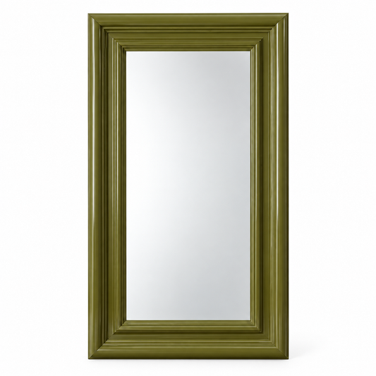 Framed Floor Mirror — floor mirror in olive | Belmont & Kensing