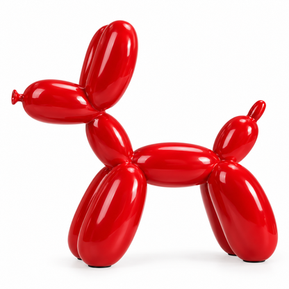 Balloon Dog Sculpture — sculpture in red | Belmont & Kensing