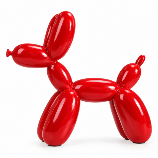 Balloon Dog Sculpture — sculpture in red | Belmont & Kensing
