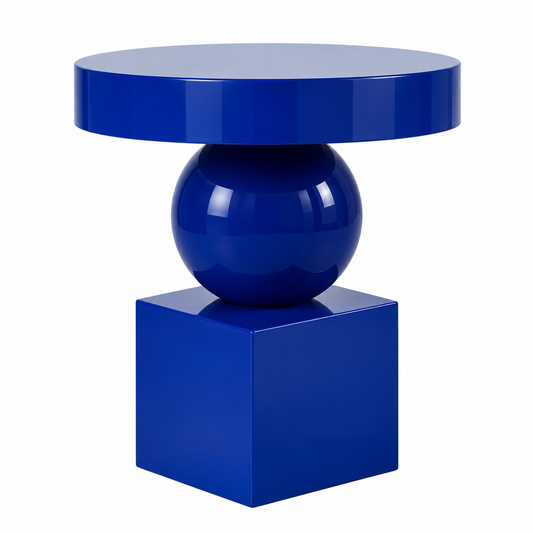 Orb Side Table — side table in cobalt | Belmont & Kensing