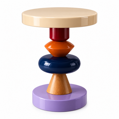 Totem Side Table — side table in multicolour | Belmont & Kensing
