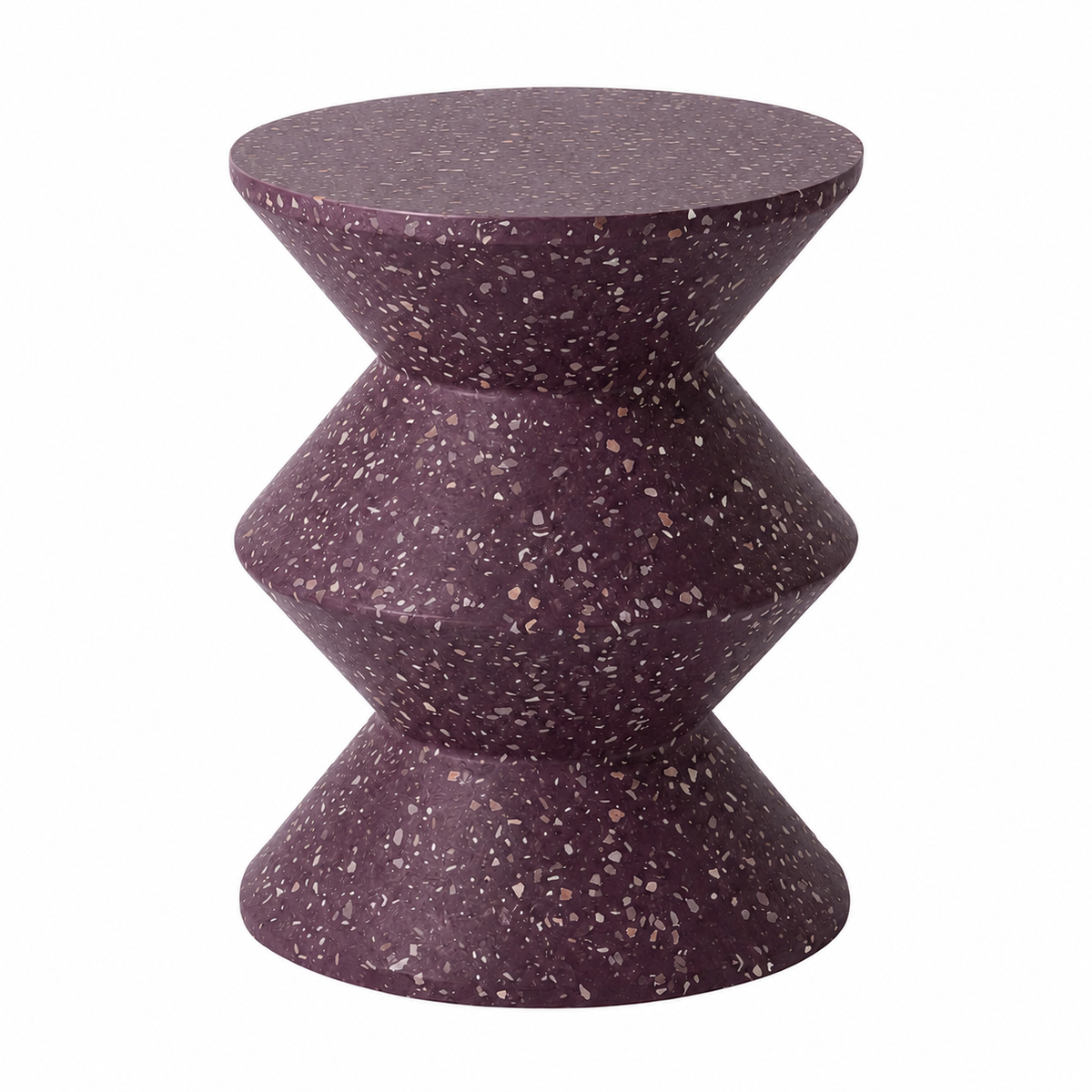 Terrazzo Pedestal Table — side table in terrazzo | Belmont & Kensing