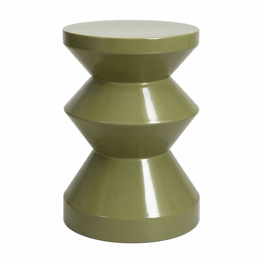 Stacked Hourglass Side Table