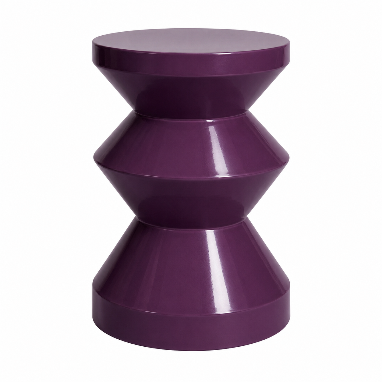 Stacked Hourglass Side Table