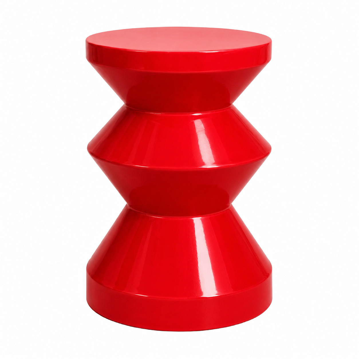Stacked Hourglass Side Table