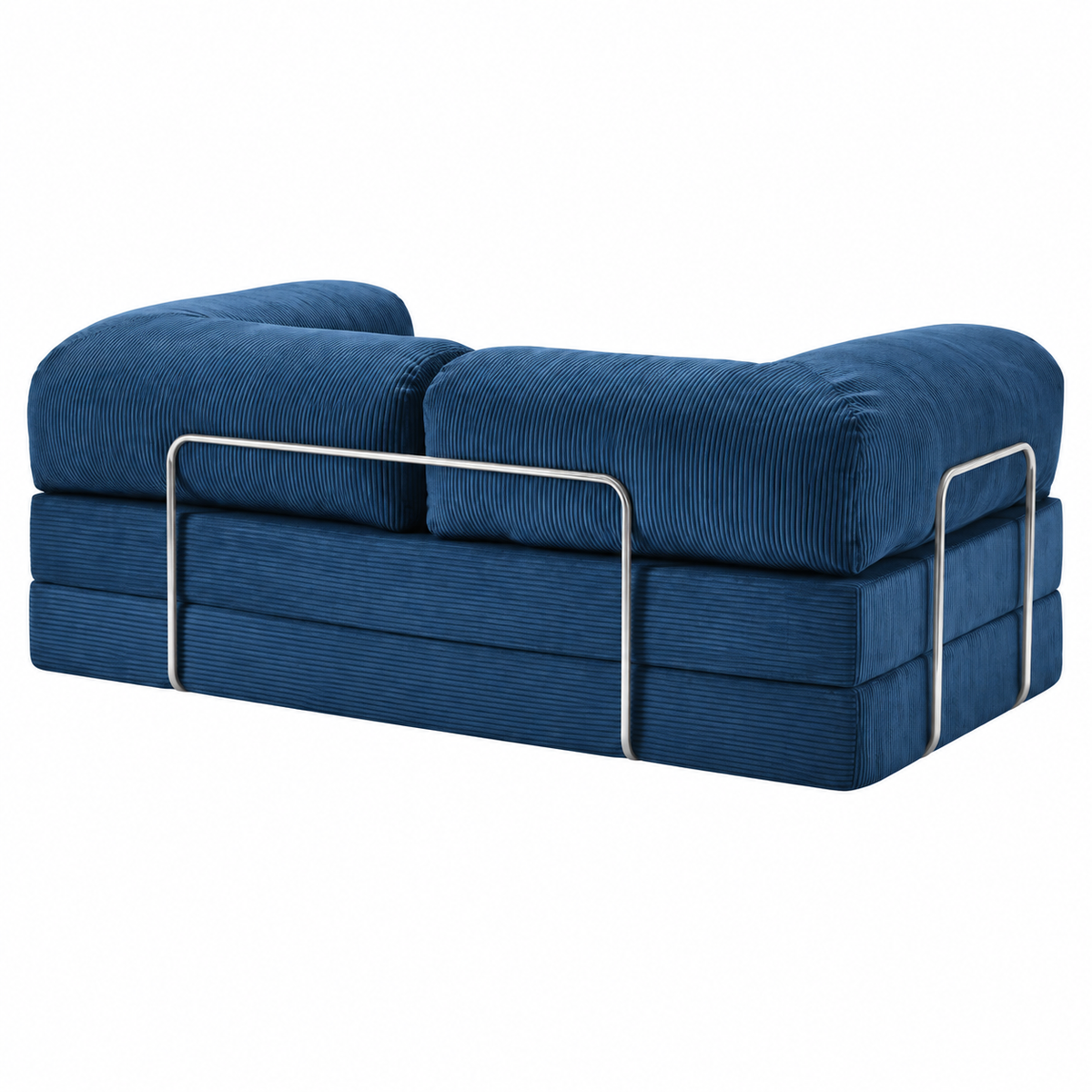 Fold Convertible Sofa Bed — sofa bed in denim | Belmont & Kensing