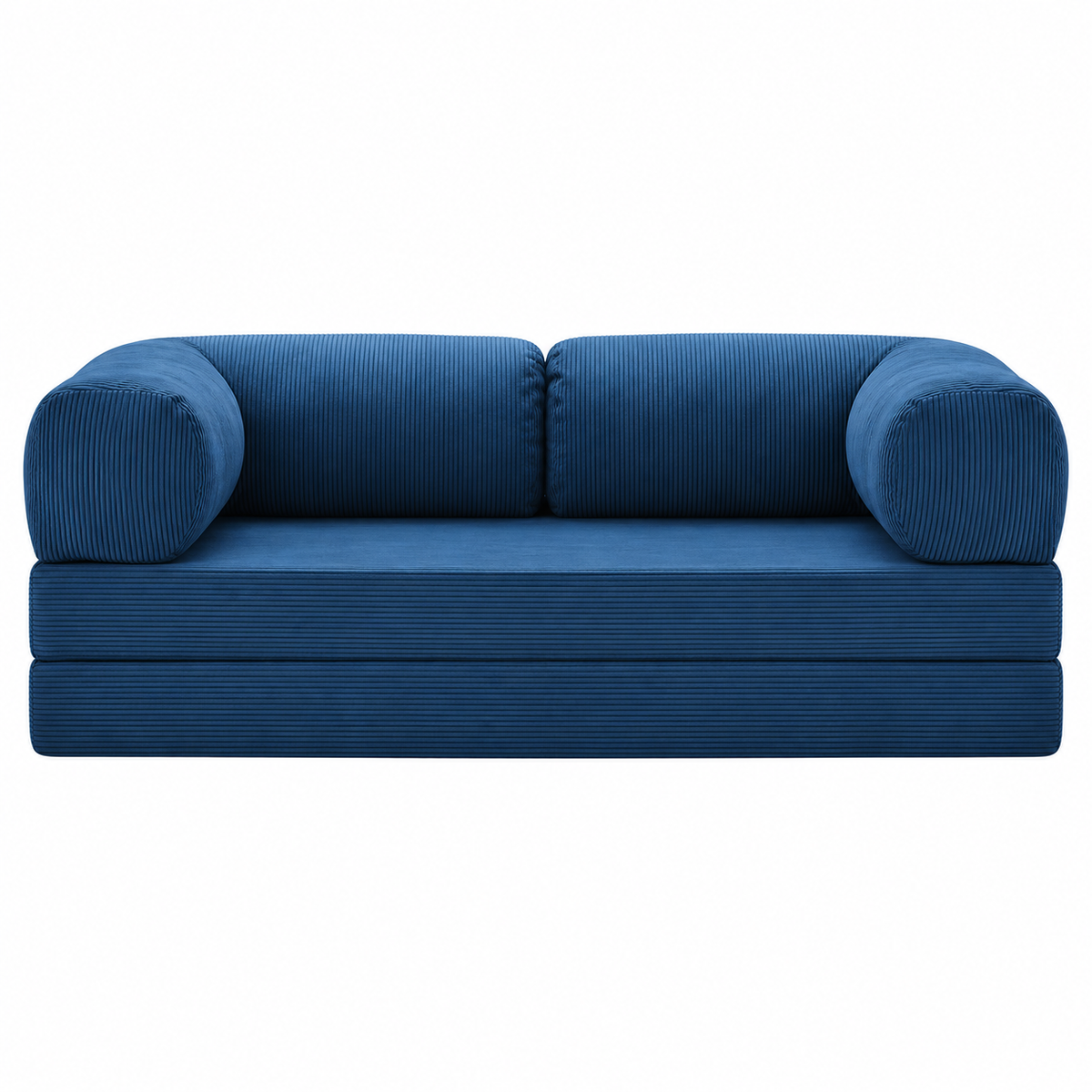 Fold Convertible Sofa Bed — sofa bed in denim | Belmont & Kensing
