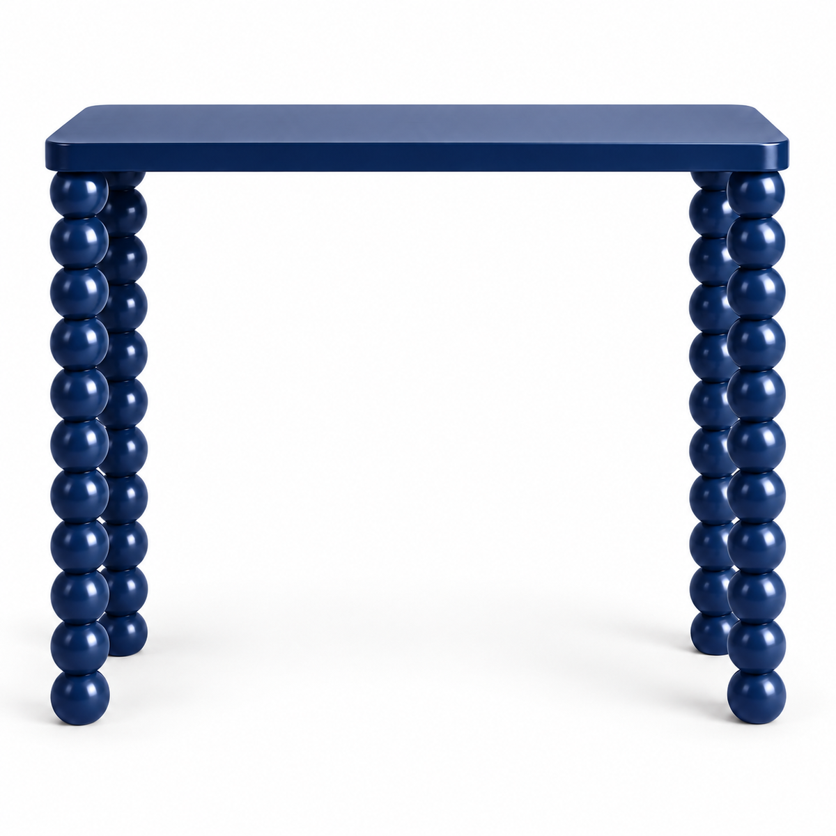 Bobbin Console Table — bobbin console table, detail of the turned legs | Belmont & Kensing