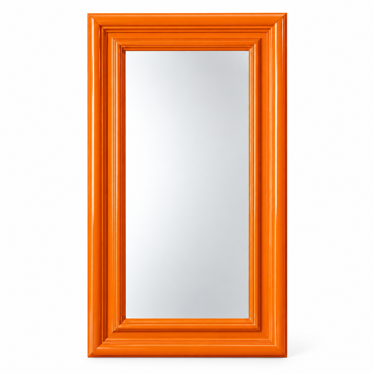 Framed Floor Mirror — framed full-length floor mirror, angled view | Belmont & Kensing