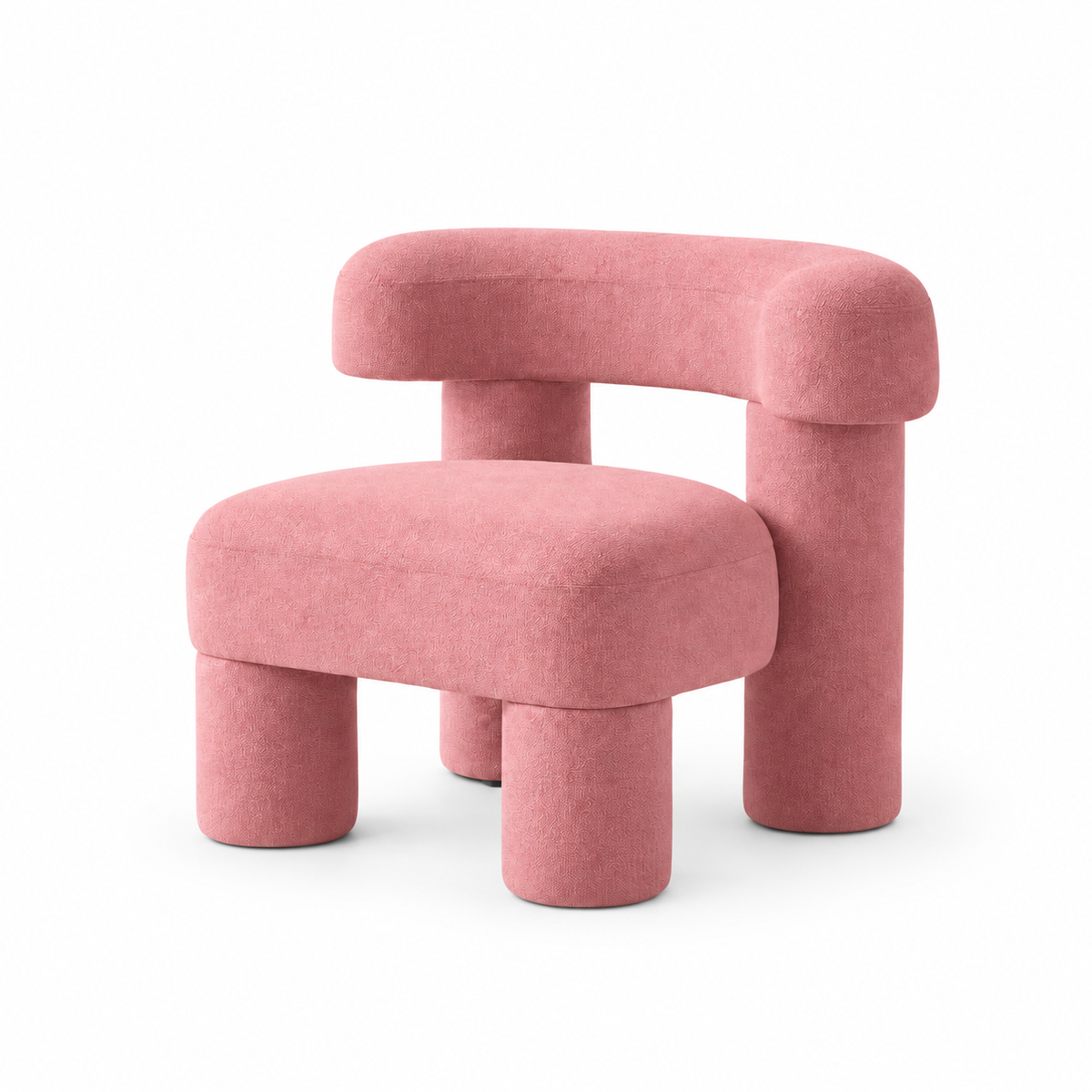 Bruno Velvet Armchair — velvet armchair, detail of the velvet upholstery | Belmont & Kensing