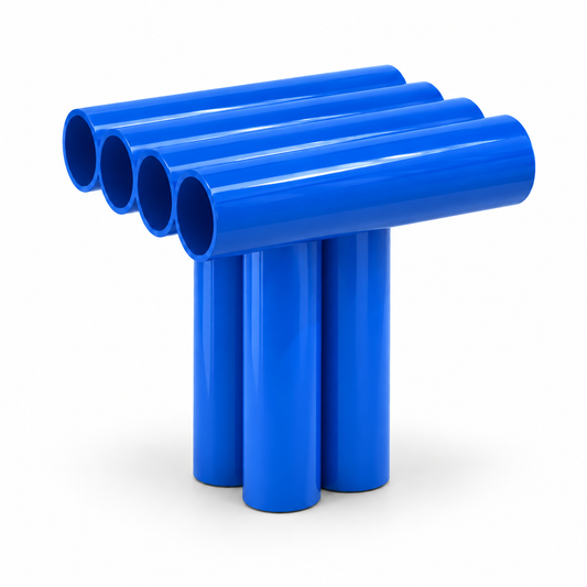 Tube Side Table — tubular side table, front view | Belmont & Kensing
