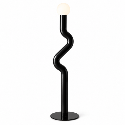 Squiggle Floor Lamp — squiggle floor lamp, front view | Belmont & Kensing