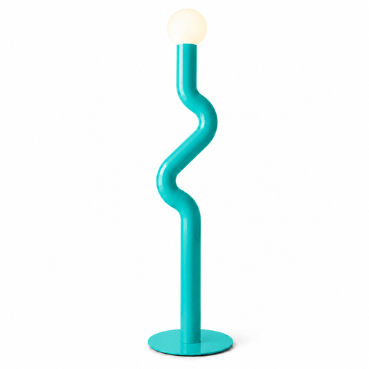 Squiggle Floor Lamp — squiggle floor lamp, three-quarter view | Belmont & Kensing