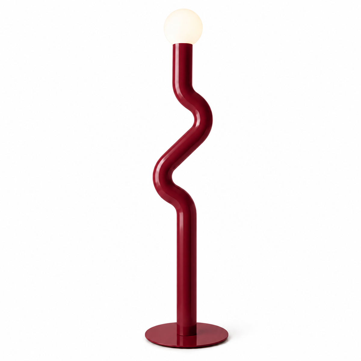 Squiggle Floor Lamp — squiggle floor lamp, angled view | Belmont & Kensing