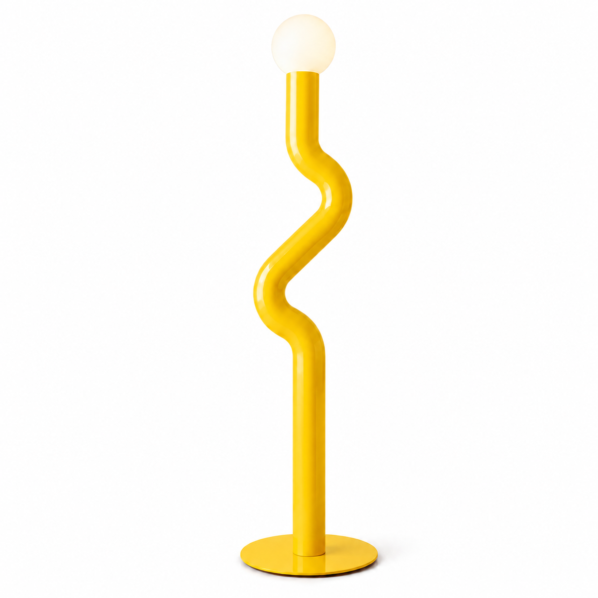 Squiggle Floor Lamp — squiggle floor lamp, rear view | Belmont & Kensing