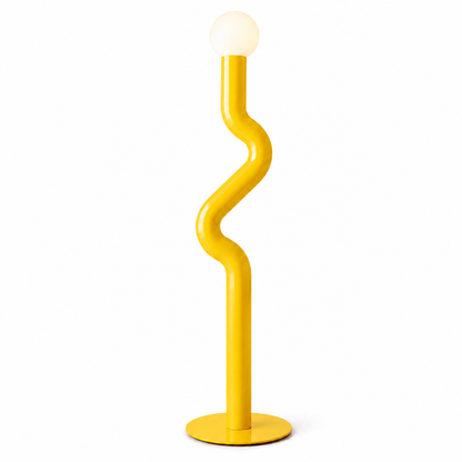 Squiggle Floor Lamp — squiggle floor lamp, rear view | Belmont & Kensing