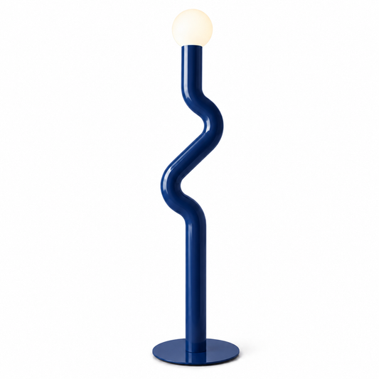 Squiggle Floor Lamp — squiggle floor lamp in an interior setting | Belmont & Kensing