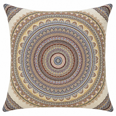Heritage Mandala Cushion — mandala-embroidered cushion | Belmont & Kensing