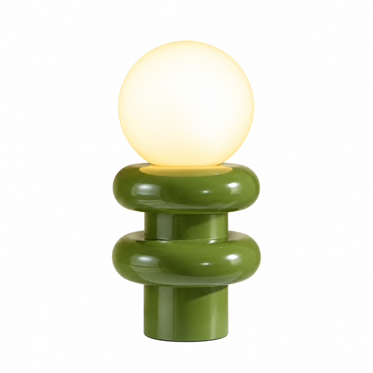 Sprout Ceramic Table Lamp — ceramic table lamp in olive | Belmont & Kensing