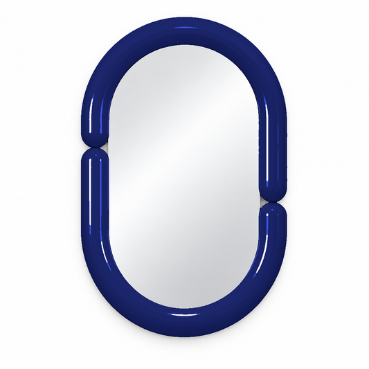 Oval Wall Mirror — oval wall mirror in an interior setting | Belmont & Kensing