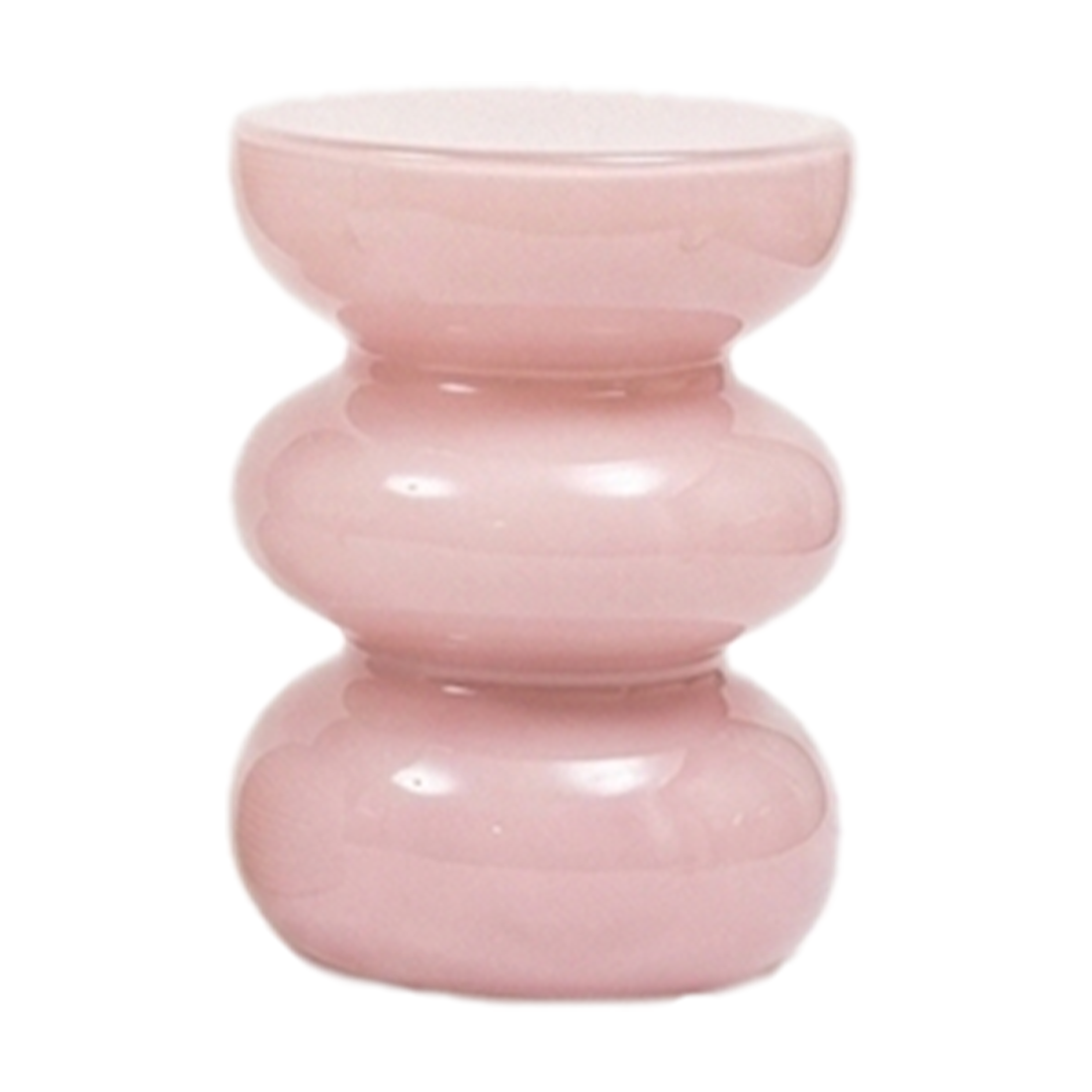 Sculptural Side Table – Pink