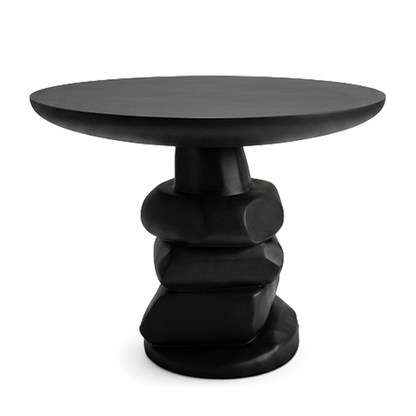 Stacked Pedestal Table — side table | Belmont & Kensing