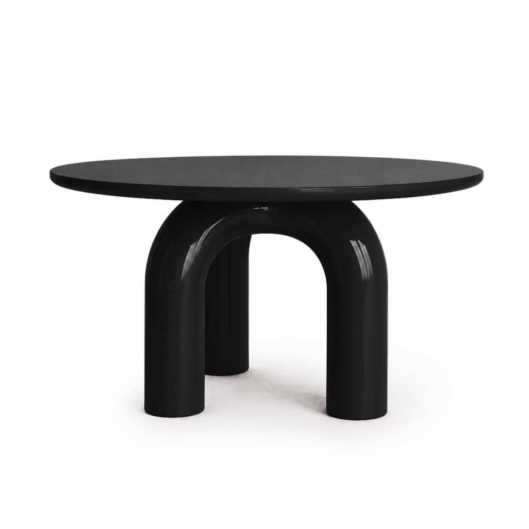 Arco Arched-Leg Dining Table — arched-leg dining table, alternate view | Belmont & Kensing