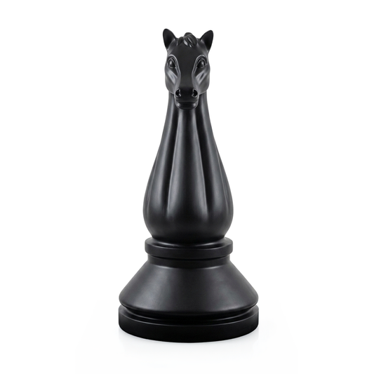 Chess Knight – Matte Black